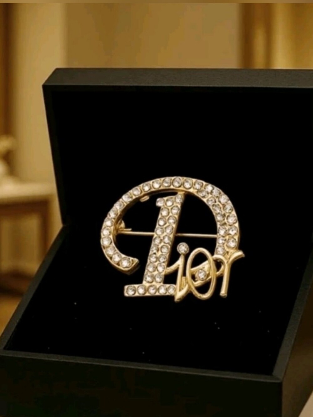 Luxury D Brooch